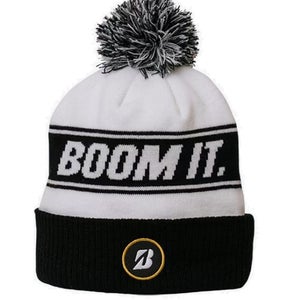 Bridgestone Boom It Knit Pom Beanie (Adjustable) Golf Hat 2025 NEW