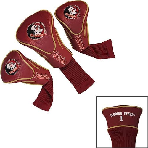 Team Golf Contour Golf Club Headcovers 3pk (FLORIDA STATE) NCAA NEW
