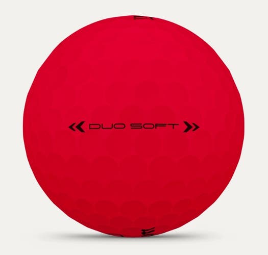 Wilson Staff Duo Soft Golf Balls (Red, 3pk) 1 Sleeve 2025 NEW