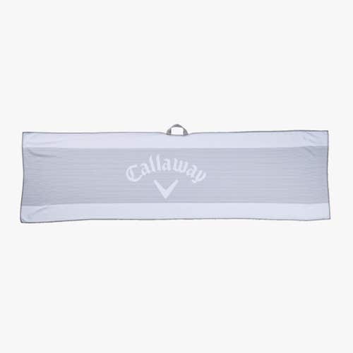 Callaway Cooling Towel (White/Grey, 40"x11.5") Golf 2023 NEW