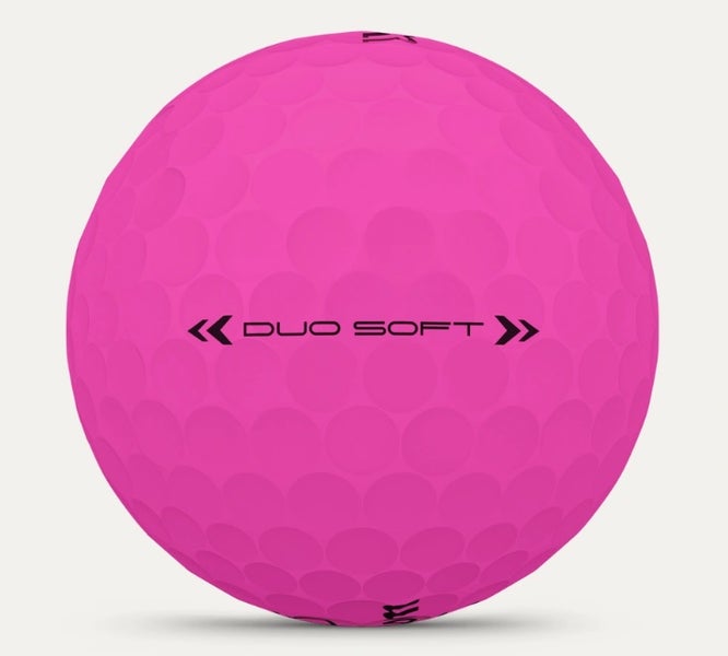 Wilson Staff Duo Soft Golf Balls (Pink, 3pk) Sleeve 2025 NEW
