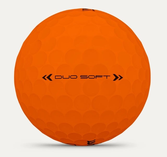 Wilson Staff Duo Soft Golf Balls (Orange, 3pk) 1 Sleeve 2025 NEW
