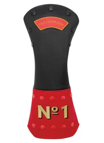 Taylor Made Steam Line Collection Driver Headcover (Black/Red) 2025 Golf NEW