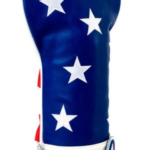 Pins & Aces USA Tribute Driver Headcover (Red/White/Blue) Golf 2025 NEW