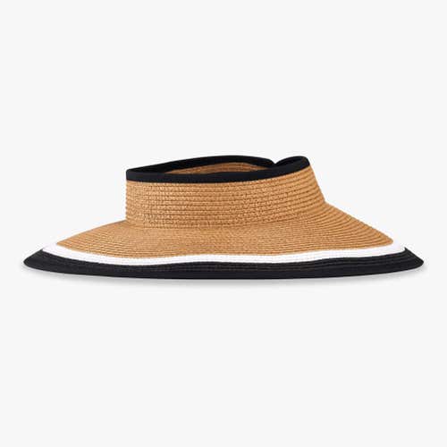 Callaway Women's Allure Visor (Natural/White/Black, Adjustable) Golf Hat 2024