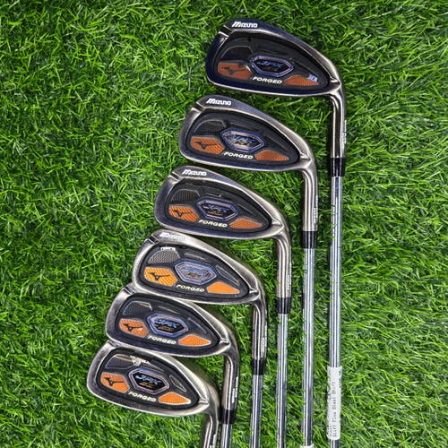 Men's Mizuno 2015 JPX EZ Forged Right Handed Iron Set Stiff Flex Steel Shaft (Used)