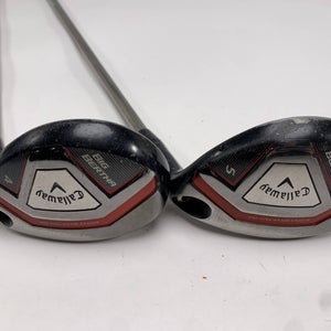 Callaway Big Bertha 2015 4 & 5 Hybrid Set 22* 25* Recoil 460 F3 Regular RH