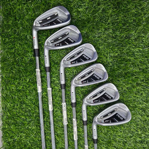 Ping (Used) Left Hand Men's Regular Flex Steel Shaft Iron Set