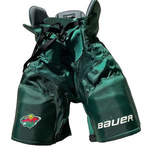 NHL Return Bauer Hockey Pants Senior Medium Pro Stock WILD (Used) 26341