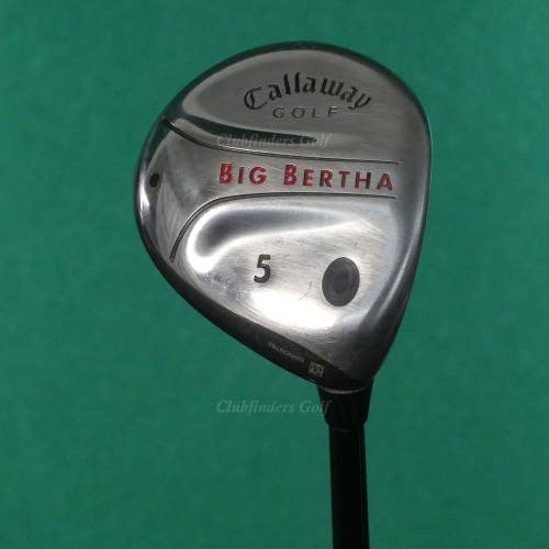 Callaway Big Bertha 2004 Fairway Wood 5 Factory RCH 75w Graphite Firm