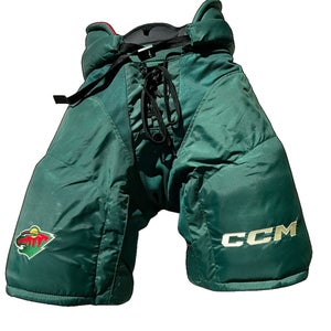 Wild Senior Medium CCM HP45X Hockey Pants Pro Stock (Used) 668921