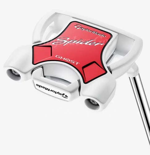 NEW TaylorMade 2024 Spider Ghost #3 White 34" Slant-Neck Mallet Putter W/ HC