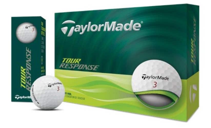 Taylor Made Tour Response Golf Balls (White, 12pk) 1dz 2025 NEW