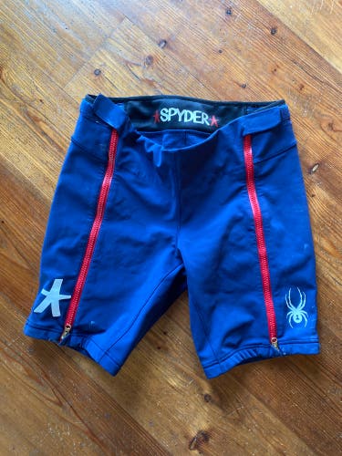 Spyder U.S. Ski Team Ski race large warmup shorts. (Used)
