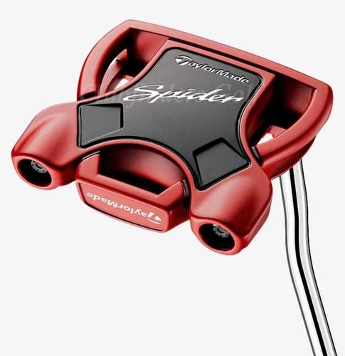 NEW TaylorMade 2024 Spider Red 34" Double-Bend Mallet Putter w/ HC