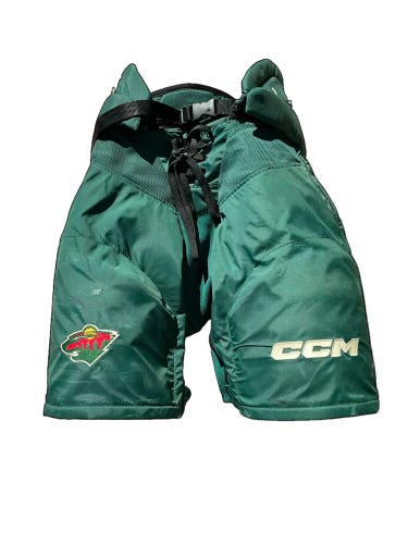 Wild Senior Large CCM HPTKXP Hockey Pants Pro Stock (Used) 92834