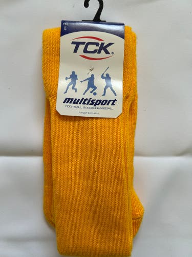 Gold Men's Large Socks (New)