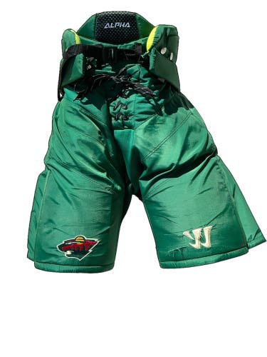 Wild Senior Large Warrior Alpha Hockey Pants Pro Stock (Used) 12175