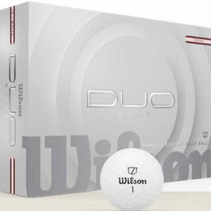 Wilson Staff Duo Soft TRK360  Golf Balls (White, 24pk) 2025 NEW - 2dz for $40!