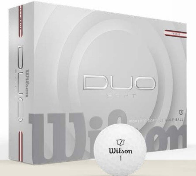 Wilson Staff Duo Soft TRK360 Golf Balls (White, 24pk) 2025 NEW - 2dz for $40!