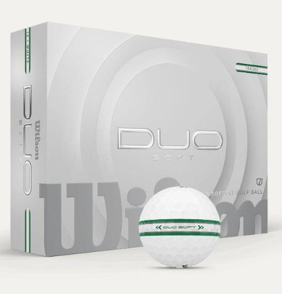 Wilson Staff Duo Soft TRK360 Golf Balls (White/Green, 24pk) 2025 NEW 2dz - $40!
