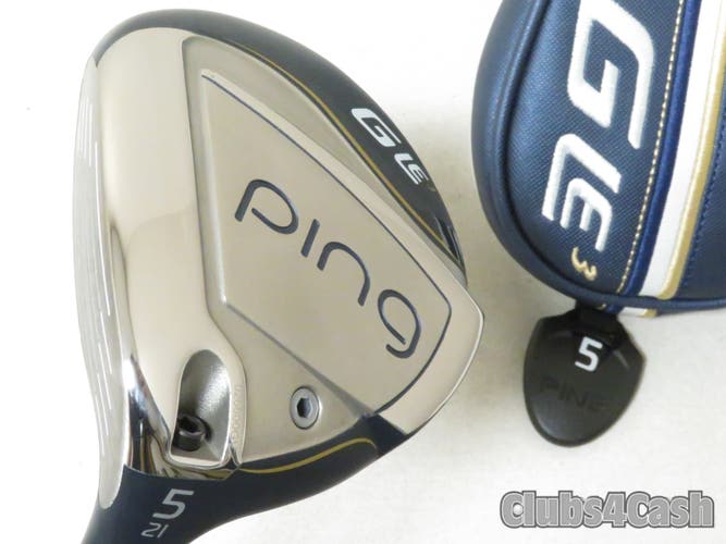 PING Womens G Le3 Fairway 21° 5 Wood ULT 250 LITE Ladies +Cover  LEFT LH   MINT