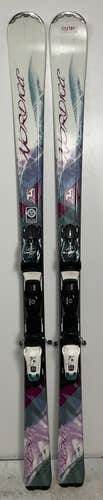 Women's Nordica 168cm All Mountain Elexa Skis With Nordica Adv 10 Bindings (New)(SY2780)