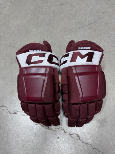 14” CCM HG 97 Pro Arizona Sun Devils Gloves Pro Stock Used