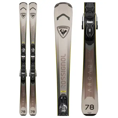 New Rossignol Arcade 78 XP10 Skis w/ Bindings 172cm Men’s