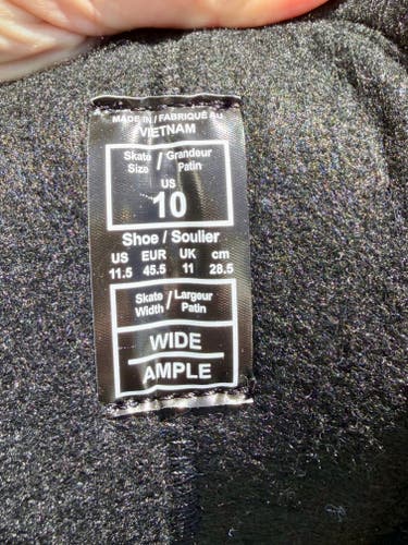 CCM Tacks XF 80 Hockey Skates 10 Wide (New)