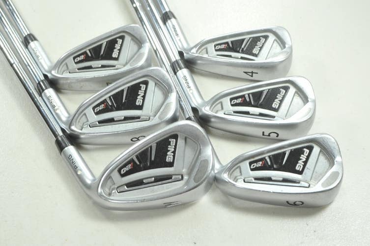Ping i20 4-8,W Iron Set Stiff Flex White Dot Right CFS Steel  # 212525