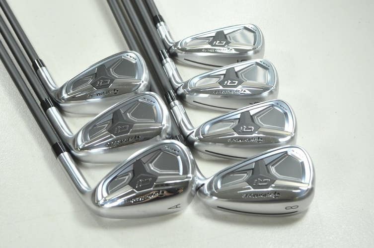 TaylorMade Qi Max 5-PW,AW Iron Set Regular Flex RH KBS Reax 65g Graphite #212748