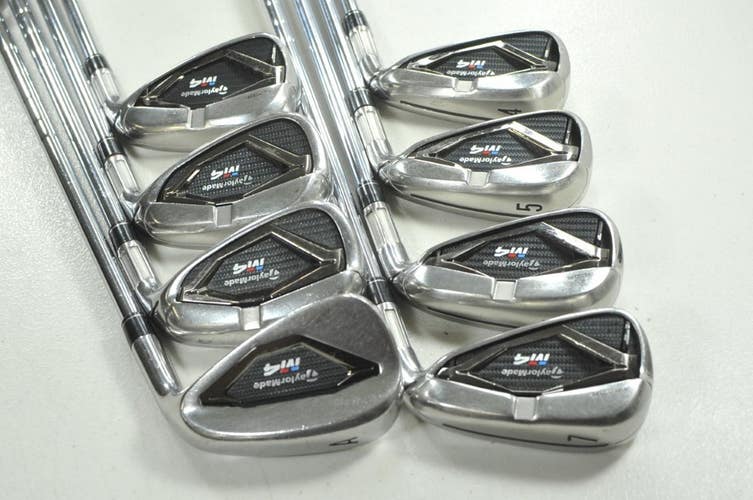 TaylorMade M4 4-PW,AW Iron Set Stiff Flex Right KBS MAX 85g Steel # 212452