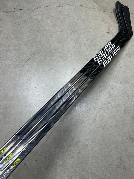 3 Pack 122 Flex P92 Senior Bauer Vapor Hyperlite Left Hand Hockey Stick (New) Pro Stock