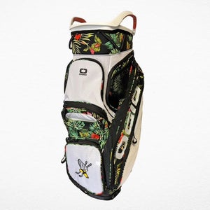 Ogio Silencer Cart Bag (11.5", 15-way top, Aloha Oe) Winged Foot GC Logo 2024