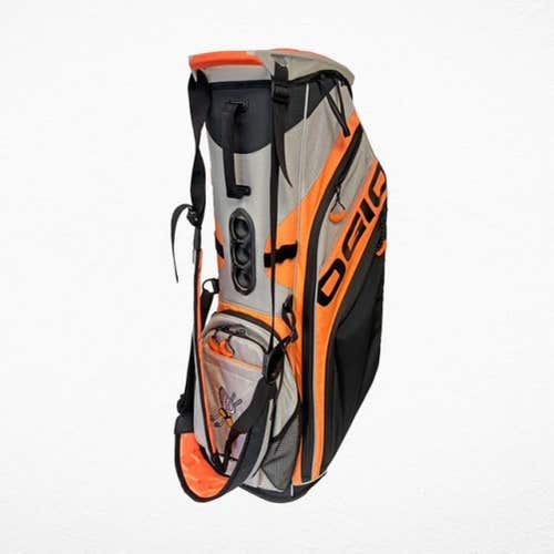 Ogio Woode 8 Hybrid Stand Bag (Gray, 8-way top) Winged Foot GC Logo 2024 Golf