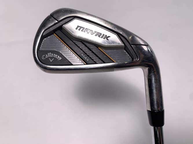 Callaway Mavrik Max Single 6 Iron KBS Max 80g Regular Steel Mens RH +1/2''