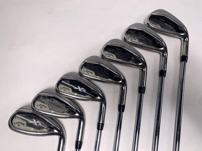 Callaway XR Iron Set 4-PW True Temper SpeedStep 80g Regular Steel Mens RH