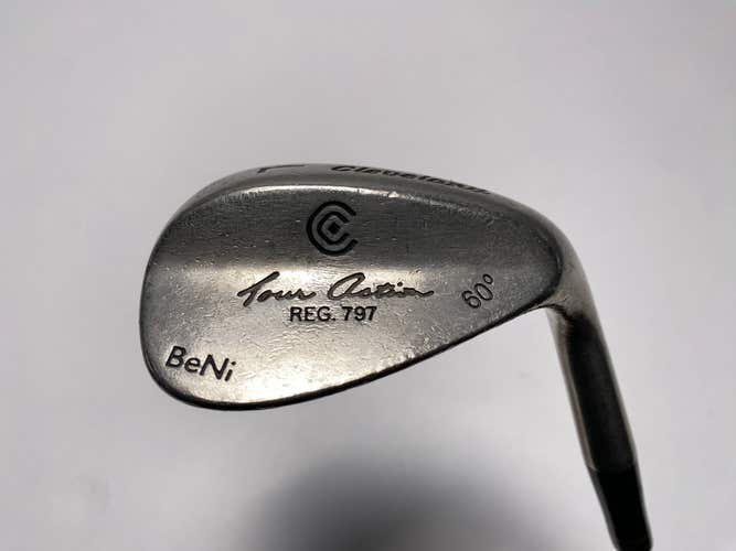 Cleveland 797 Beryllium Nickel Lob Wedge LW 60* True Temper Wedge Steel Mens RH