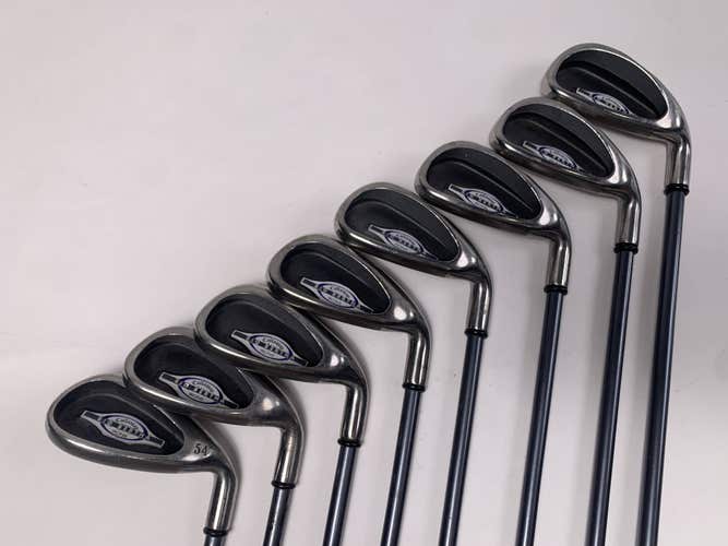 Callaway Big Bertha 2002 Iron Set 4-PW+SW RCH 65i Ladies Graphite Womens RH