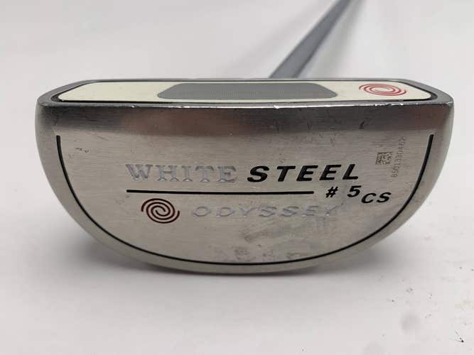 Odyssey White Steel 5 Center Shaft Putter 35" Mens RH