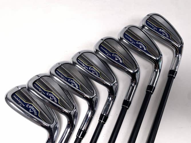 Callaway Paradym X Iron Set 7-PW+AW+51+56 Cypher 5.0 50g Senior Graphite Mens RH