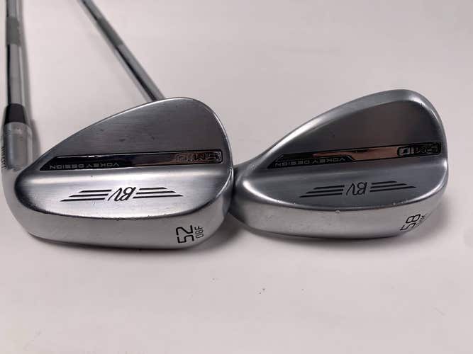 Titleist Vokey SM10 Tour Chrome Wedge Set 52* 8 | 58* 14 SM10 Wedge RH