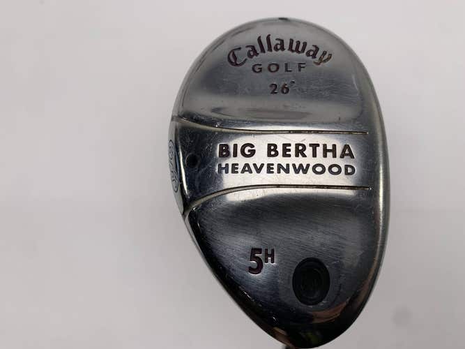 Callaway Big Bertha Heavenwood 5 Hybrid 26* Gems 55w 55g Ladies RH