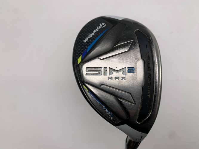 TaylorMade SIM2 MAX Rescue 3 Hybrid 19* Fujikura Ventus Blue 7-S Stiff RH