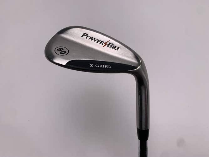 Powerbilt X-Grind Lob Wedge LW 60* Apollo Wedge Steel Mens RH