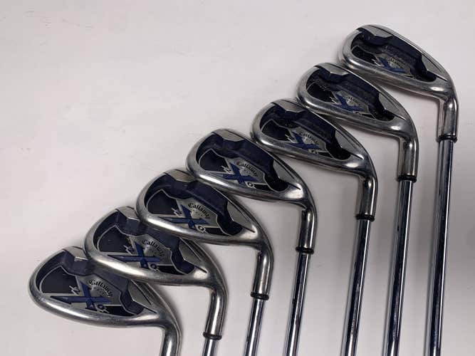 Callaway X-20 Iron Set 5-PW+SW Uniflex Steel Mens RH