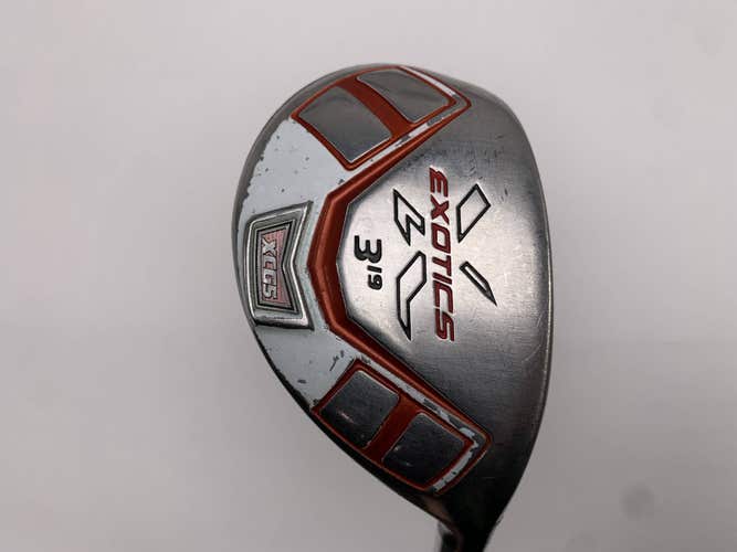 Tour Edge Exotics XCG5 3 Hybrid 19* Fujikura Blur Exotics 75g Stiff RH