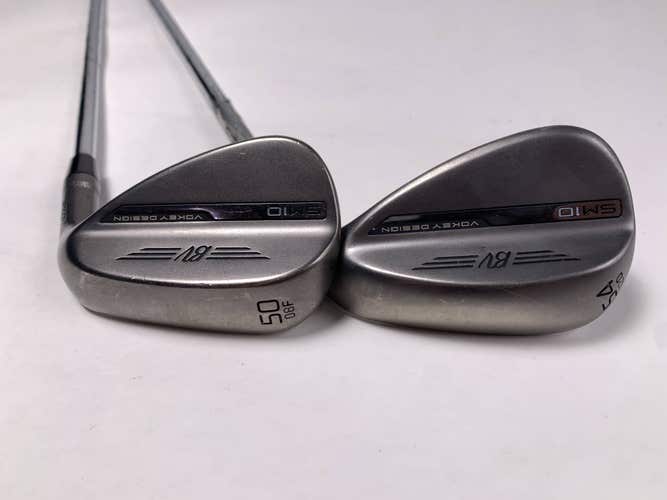Titleist Vokey SM10 Nickel Wedge Set 50* 8 | 54* 12 SM10 Wedge Steel Mens RH