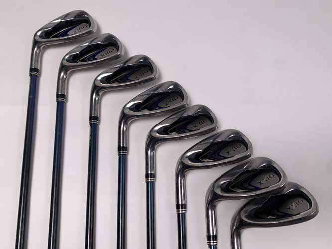 XXIO 9 Iron Set 5-PW+AW+SW MP900 Flex 3233 54g Regular Graphite LH Midsize Grips